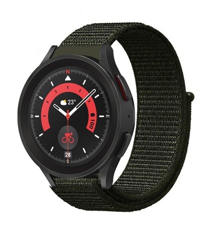 Strap-it Strap-it Correa nylon Samsung Galaxy Watch 5 Pro (verde oscuro) Strap-it Strap-it Correa nylon Samsung Galaxy Watch 5 Pro (verde oscuro)
