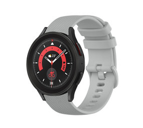 Strap-it Correa silicona lujo Galaxy Watch 5 Pro (gris)