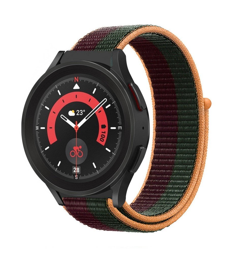 Strap-it Strap-it Correa nylon Samsung Galaxy Watch 5 Pro (cerezo oscuro) Strap-it Strap-it Correa nylon Samsung Galaxy Watch 5 Pro (cerezo oscuro)