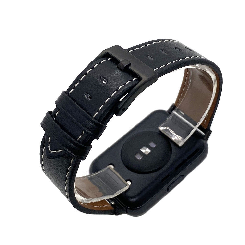 Strap-it Strap-it Correa cuero Huawei Watch Fit 2 (negro) Strap-it Strap-it Correa cuero Huawei Watch Fit 2 (negro)