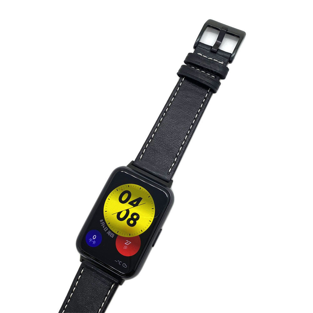 Strap-it Strap-it Correa cuero Huawei Watch Fit 2 (negro) Strap-it Strap-it Correa cuero Huawei Watch Fit 2 (negro)