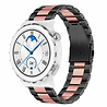 Strap-it Strap-it Correa acero Huawei Watch GT 3 Pro 43mm (negro/rosa) Strap-it Strap-it Correa acero Huawei Watch GT 3 Pro 43mm (negro/rosa)