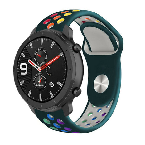 Strap-it Strap-it Correa deportiva Xiaomi Amazfit GTR (colorido verde pino) Strap-it Strap-it Correa deportiva Xiaomi Amazfit GTR (colorido verde pino)