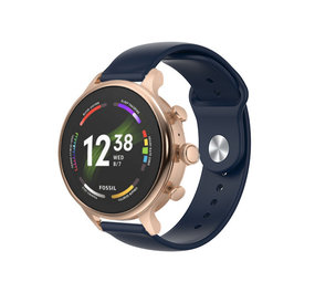 Strap-it Correa deportiva Fossil Gen 6 - 42mm (azul oscuro) Strap-it Correa deportiva Fossil Gen 6 - 42mm (azul oscuro)