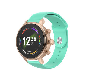 Strap-it Correa deportiva Fossil Gen 6 - 42mm (aqua) Strap-it Correa deportiva Fossil Gen 6 - 42mm (aqua)