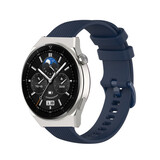 Strap-it Correa silicona lujo Huawei Watch GT 3 Pro 46mm (azul oscuro)