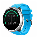 Strap-it Correa silicona twill Polar Unite (azul claro)