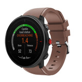 Strap-it Correa silicona twill Polar Vantage M (marrón café)