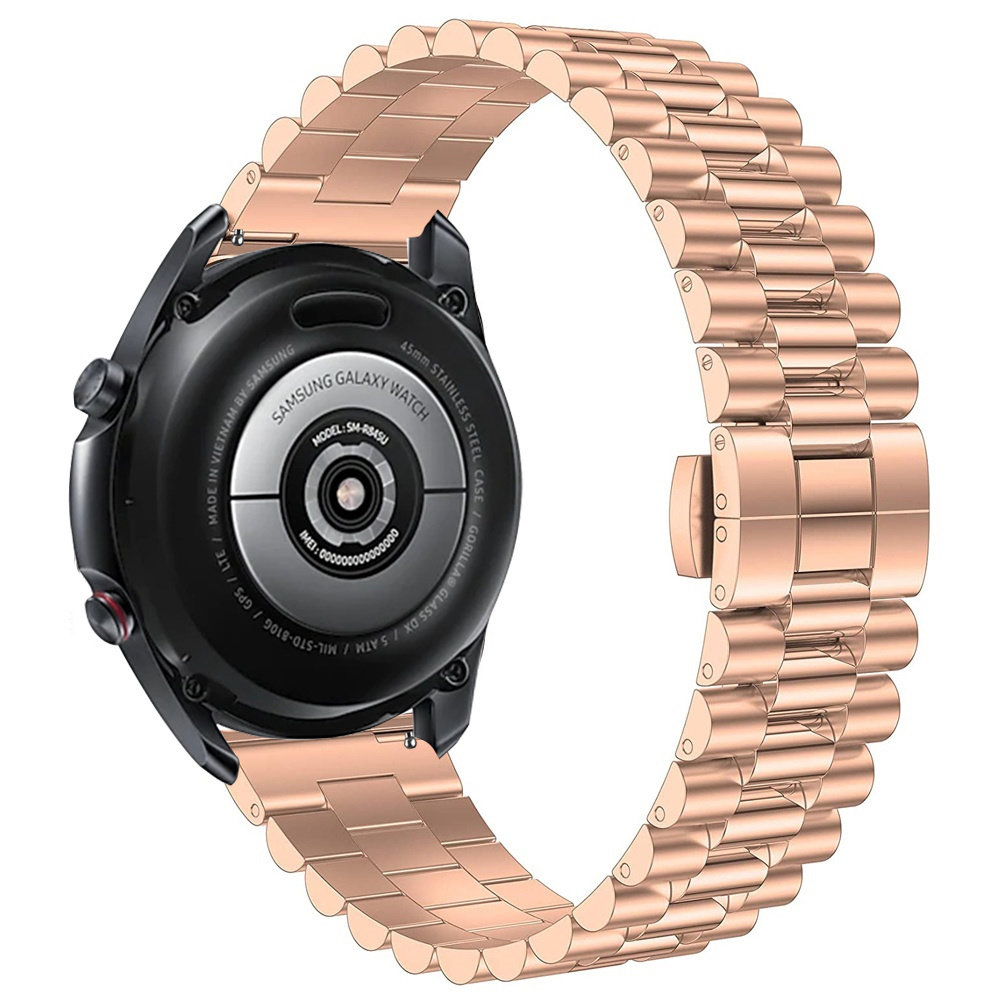 Strap-it Strap-it Correa acero presidencial Huawei Watch GT Runner (oro rosa) Strap-it Strap-it Correa acero presidencial Huawei Watch GT Runner (oro rosa)