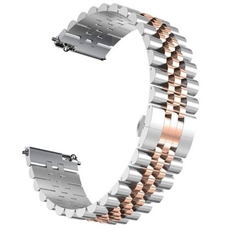 Strap-it Strap-it Correa acero Polar Grit X Pro Jubilee (plata/oro rosa) Strap-it Strap-it Correa acero Polar Grit X Pro Jubilee (plata/oro rosa)