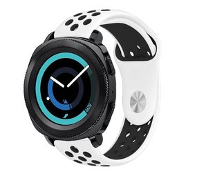 Strap-it Correa deportiva Samsung Gear Sport (blanca/negra) Strap-it Correa deportiva Samsung Gear Sport (blanca/negra)