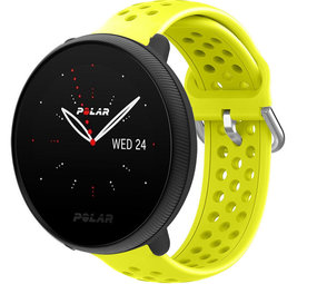 Strap-it Correa silicona con agujeros Polar Ignite 2 (amarillo)