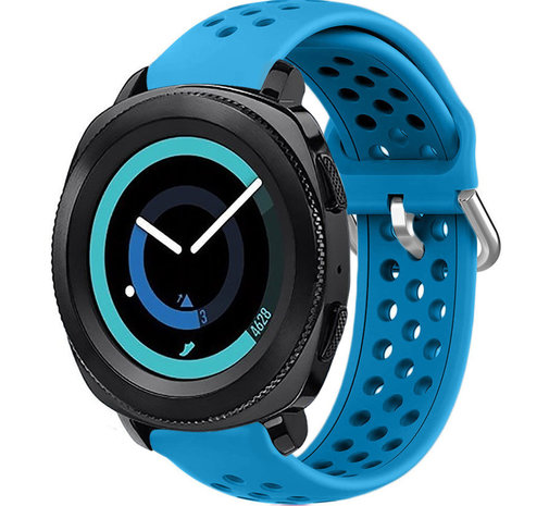 Strap-it Strap-it Correa silicona con agujeros Samsung Gear (azul claro)