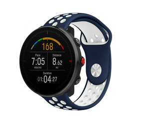 Strap-it Correa deportiva Polar Vantage M (azul/blanco) Strap-it Correa deportiva Polar Vantage M (azul/blanco)