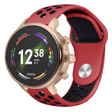 Strap-it Correa deportiva Fossil Gen 6 - 42mm (roja/negra) Strap-it Correa deportiva Fossil Gen 6 - 42mm (roja/negra)