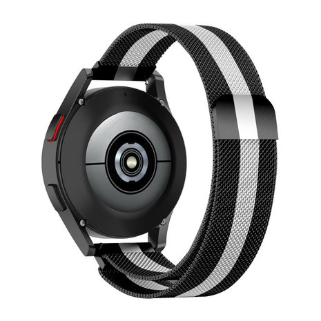 Strap-it Strap-it Correa milanese Huawei Watch GT 2 Pro (negro/blanco) Strap-it Strap-it Correa milanese Huawei Watch GT 2 Pro (negro/blanco)