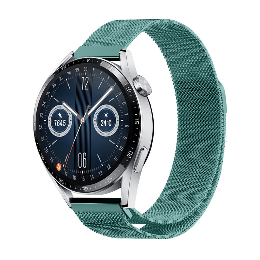 Strap-it Strap-it Correa milanese Huawei Watch GT 3 Pro 46mm (verde) Strap-it Strap-it Correa milanese Huawei Watch GT 3 Pro 46mm (verde)
