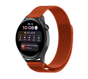 Strap-it Correa milanese Huawei Watch 3 (Pro) (naranja) Strap-it Correa milanese Huawei Watch 3 (Pro) (naranja)