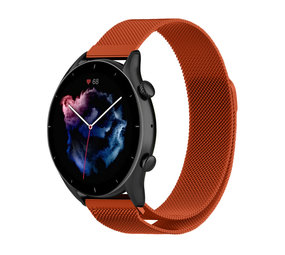 Strap-it Correa milanese Amazfit GTR 3 (Pro) (naranja) Strap-it Correa milanese Amazfit GTR 3 (Pro) (naranja)