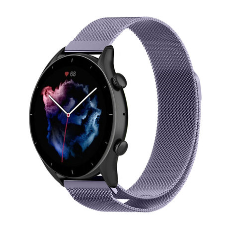 Strap-it Strap-it Correa milanese Amazfit GTR 3 (Pro) (morado claro) Strap-it Strap-it Correa milanese Amazfit GTR 3 (Pro) (morado claro)