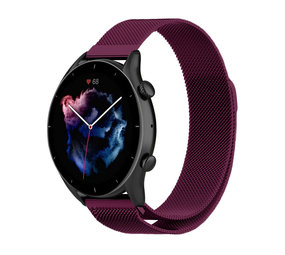 Strap-it Correa milanese Amazfit GTR 3 (Pro) (morado) Strap-it Correa milanese Amazfit GTR 3 (Pro) (morado)