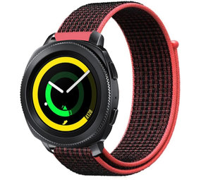 Strap-it Correa nylon Samsung Gear Sport (negra/roja) Strap-it Correa nylon Samsung Gear Sport (negra/roja)