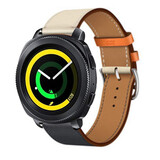 Strap-it Correa cuero Samsung Gear Sport (blanco/azul oscuro) Strap-it Correa cuero Samsung Gear Sport (blanco/azul oscuro)