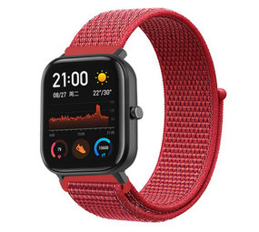 Strap-it Correa nylon Xiaomi Amazfit GTS (rojo) Strap-it Correa nylon Xiaomi Amazfit GTS (rojo)