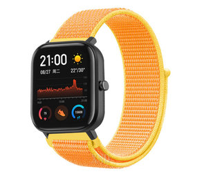 Strap-it Correa nylon Xiaomi Amazfit GTS (amarillo claro) Strap-it Correa nylon Xiaomi Amazfit GTS (amarillo claro)