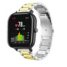 Strap-it Strap-it Correa acero Xiaomi Amazfit GTS (plata/oro) Strap-it Strap-it Correa acero Xiaomi Amazfit GTS (plata/oro)