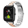 Strap-it Strap-it Correa acero Xiaomi Amazfit GTS (plata/oro rosa) Strap-it Strap-it Correa acero Xiaomi Amazfit GTS (plata/oro rosa)