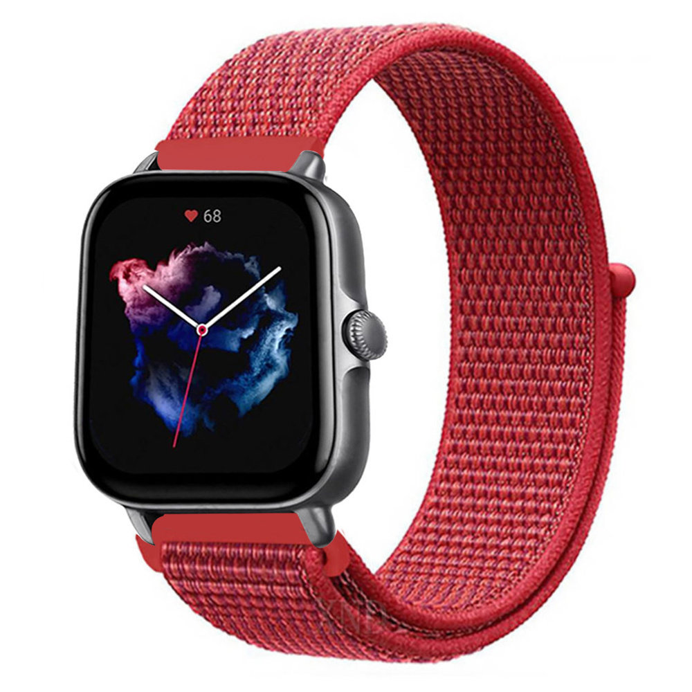Strap-it Strap-it Correa nylon Amazfit GTS 3 (rojo) Strap-it Strap-it Correa nylon Amazfit GTS 3 (rojo)