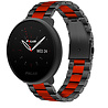 Strap-it Strap-it Correa acero Polar Ignite 2 (negro/rojo) Strap-it Strap-it Correa acero Polar Ignite 2 (negro/rojo)