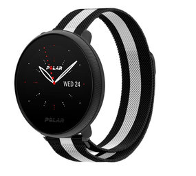 Strap-it Correa milanese Polar Ignite 2 (negro/blanco) Strap-it Correa milanese Polar Ignite 2 (negro/blanco)