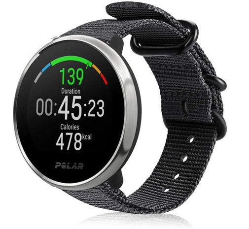 Strap-it Strap-it Correa nylon con hebilla Polar Unite (negra) Strap-it Strap-it Correa nylon con hebilla Polar Unite (negra)