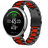Strap-it Strap-it Correa acero Polar Unite (negro/rojo) Strap-it Strap-it Correa acero Polar Unite (negro/rojo)