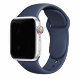 Strap-it Correa silicona Apple Watch 8 (azul oscuro)