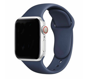 Strap-it Correa silicona Apple Watch 8 (azul oscuro)