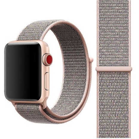 Strap-it Strap-it Correa nylon Apple Watch 8 (arena rosa) Strap-it Strap-it Correa nylon Apple Watch 8 (arena rosa)