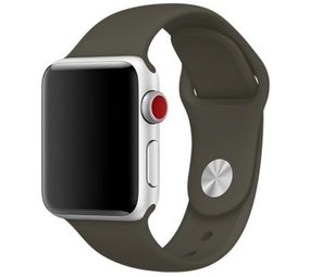 Strap-it Correa silicona Apple Watch 8 (verde oscuro)