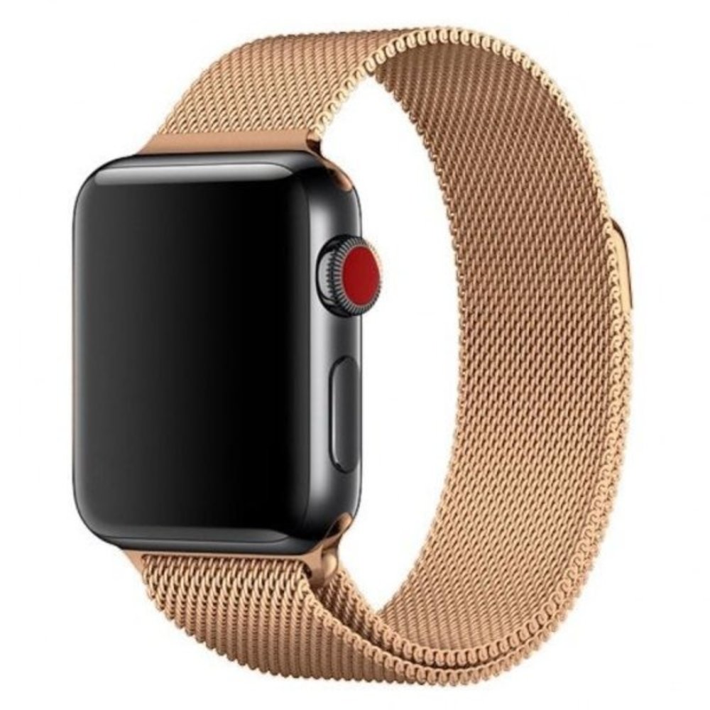 Strap-it Strap-it Correa milanesa Apple Watch 8 (oro rosa) Strap-it Strap-it Correa milanesa Apple Watch 8 (oro rosa)