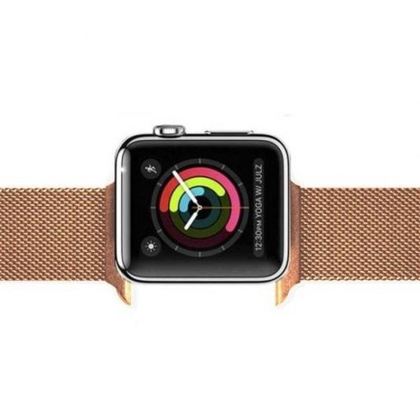 Strap-it Strap-it Correa milanesa Apple Watch 8 (oro rosa) Strap-it Strap-it Correa milanesa Apple Watch 8 (oro rosa)
