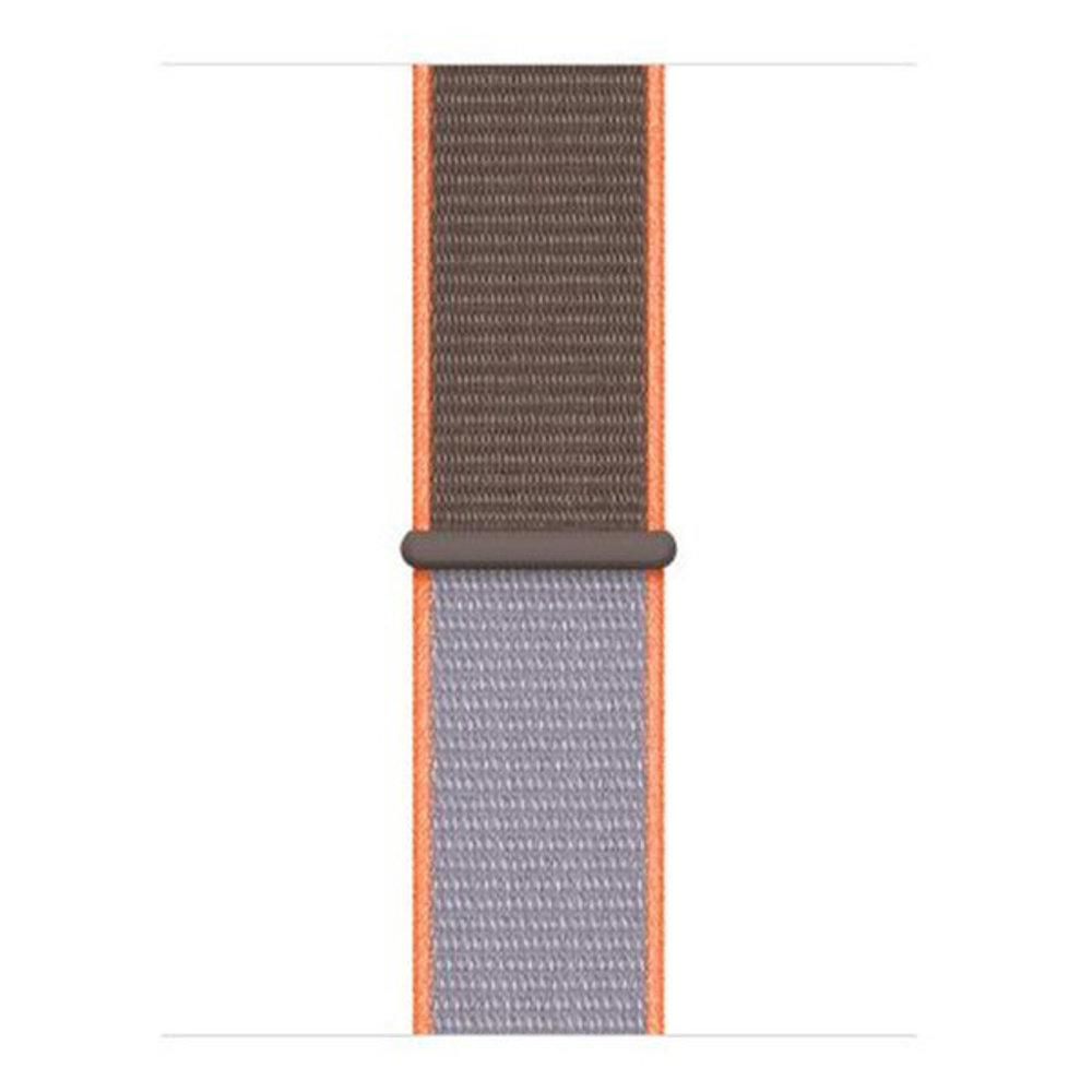 Strap-it Strap-it Correa nylon Apple Watch 8 (marrón-naranja) Strap-it Strap-it Correa nylon Apple Watch 8 (marrón-naranja)