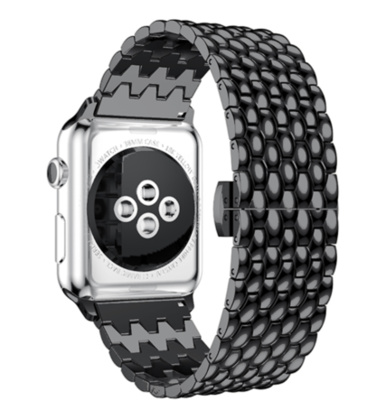 Strap-it Strap-it Correa acero dragón Apple Watch 8 (negro) Strap-it Strap-it Correa acero dragón Apple Watch 8 (negro)