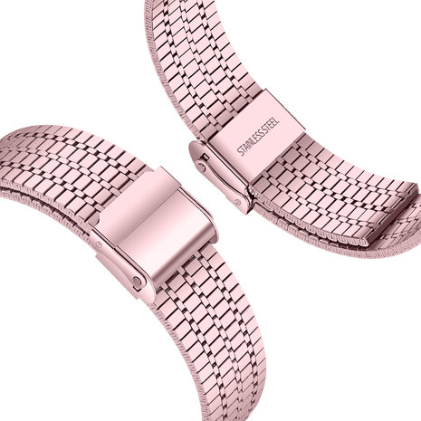 Strap-it Strap-it Correa acero Apple Watch 8 inoxidable (rosa) Strap-it Strap-it Correa acero Apple Watch 8 inoxidable (rosa)