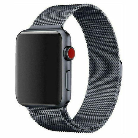 Strap-it Strap-it Correa milanesa Apple Watch 8 (gris espacial) Strap-it Strap-it Correa milanesa Apple Watch 8 (gris espacial)