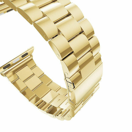 Strap-it Strap-it Correa acero Apple Watch 8 (dorado) Strap-it Strap-it Correa acero Apple Watch 8 (dorado)