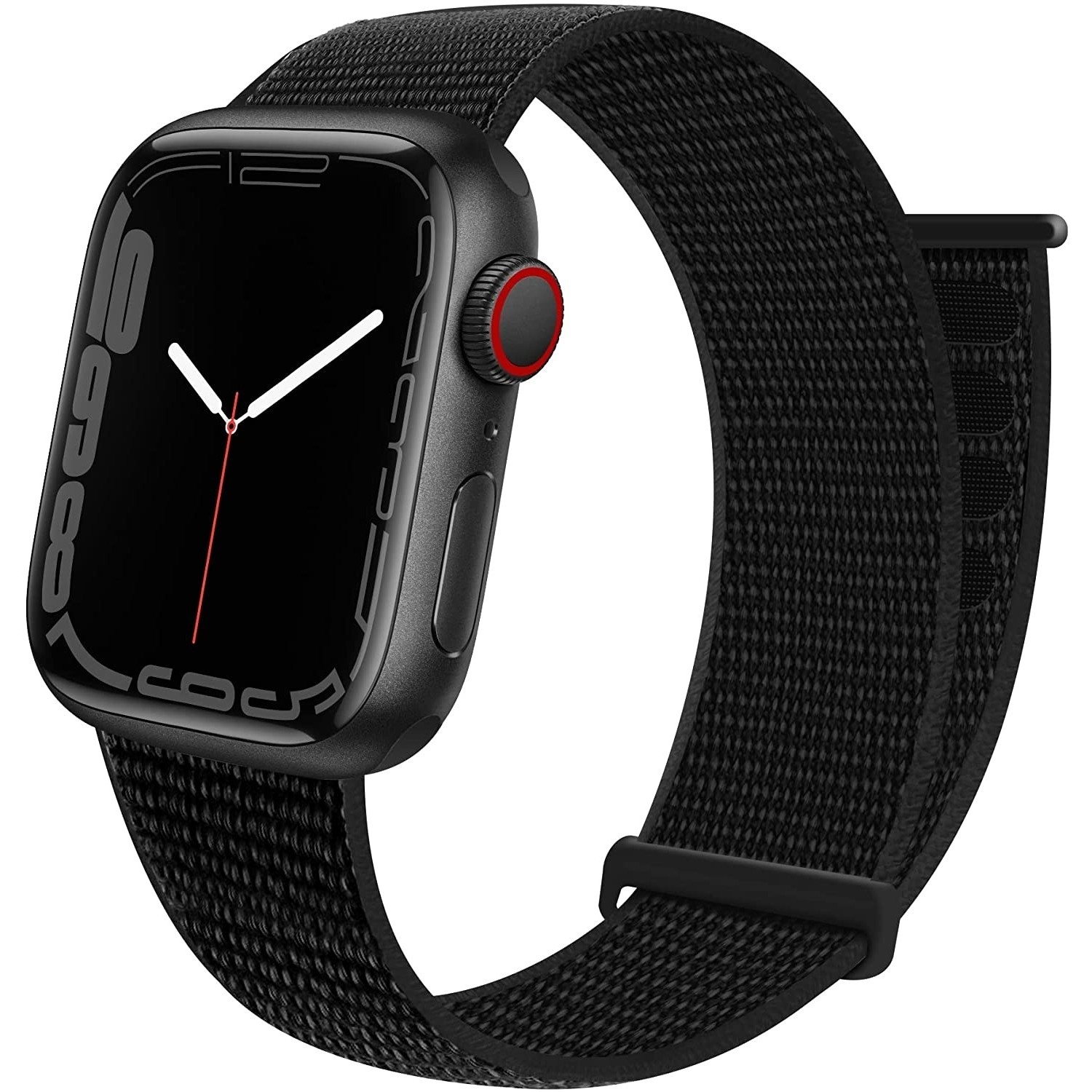 Correa Apple Watch 8 nylon (negra) - Correasmartwatch.es
