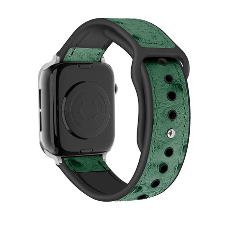 Strap-it Strap-it Correa cuero híbrida Apple Watch 8 (verde) Strap-it Strap-it Correa cuero híbrida Apple Watch 8 (verde)