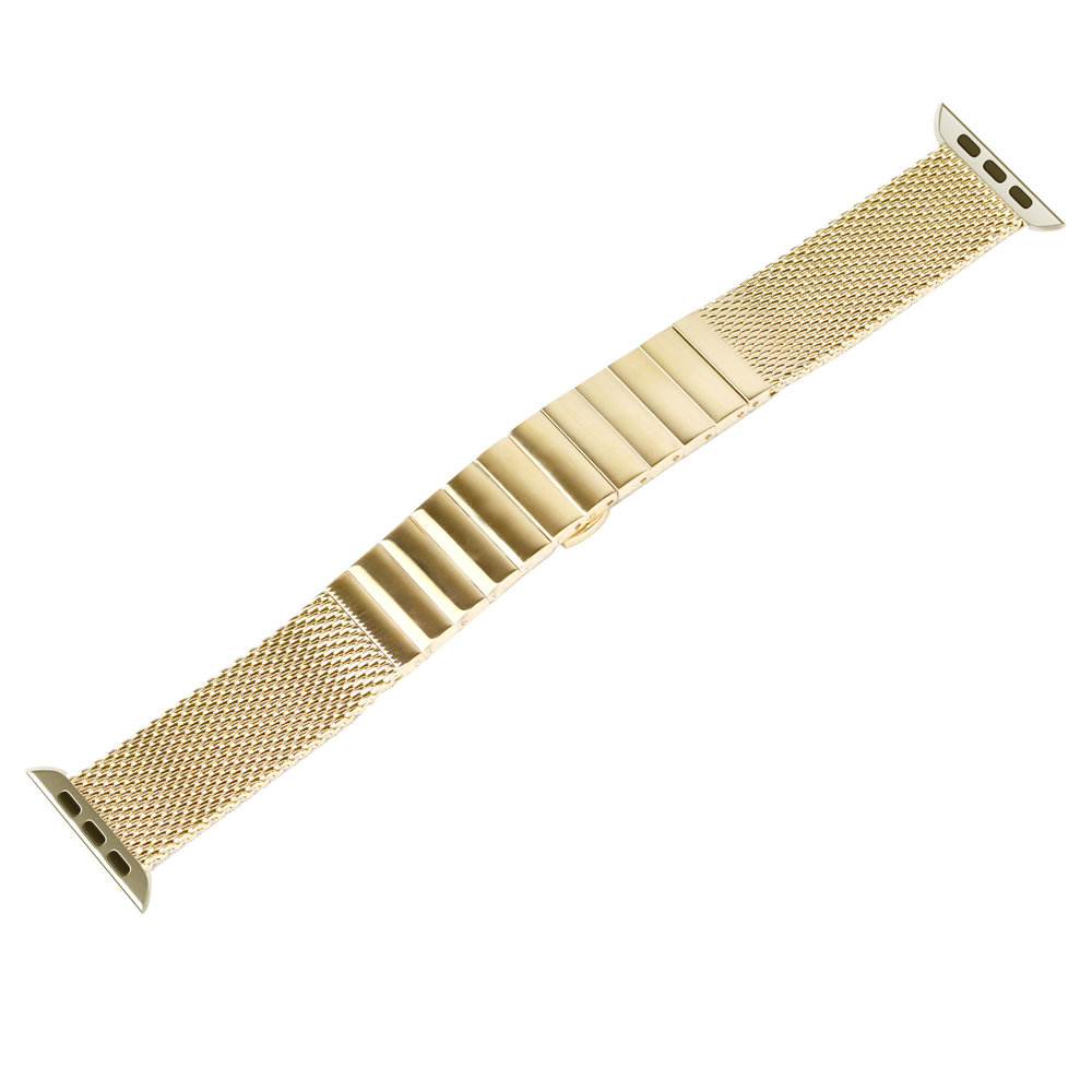Strap-it Strap-it Correa milanesa acero Apple Watch 8 (dorado) Strap-it Strap-it Correa milanesa acero Apple Watch 8 (dorado)